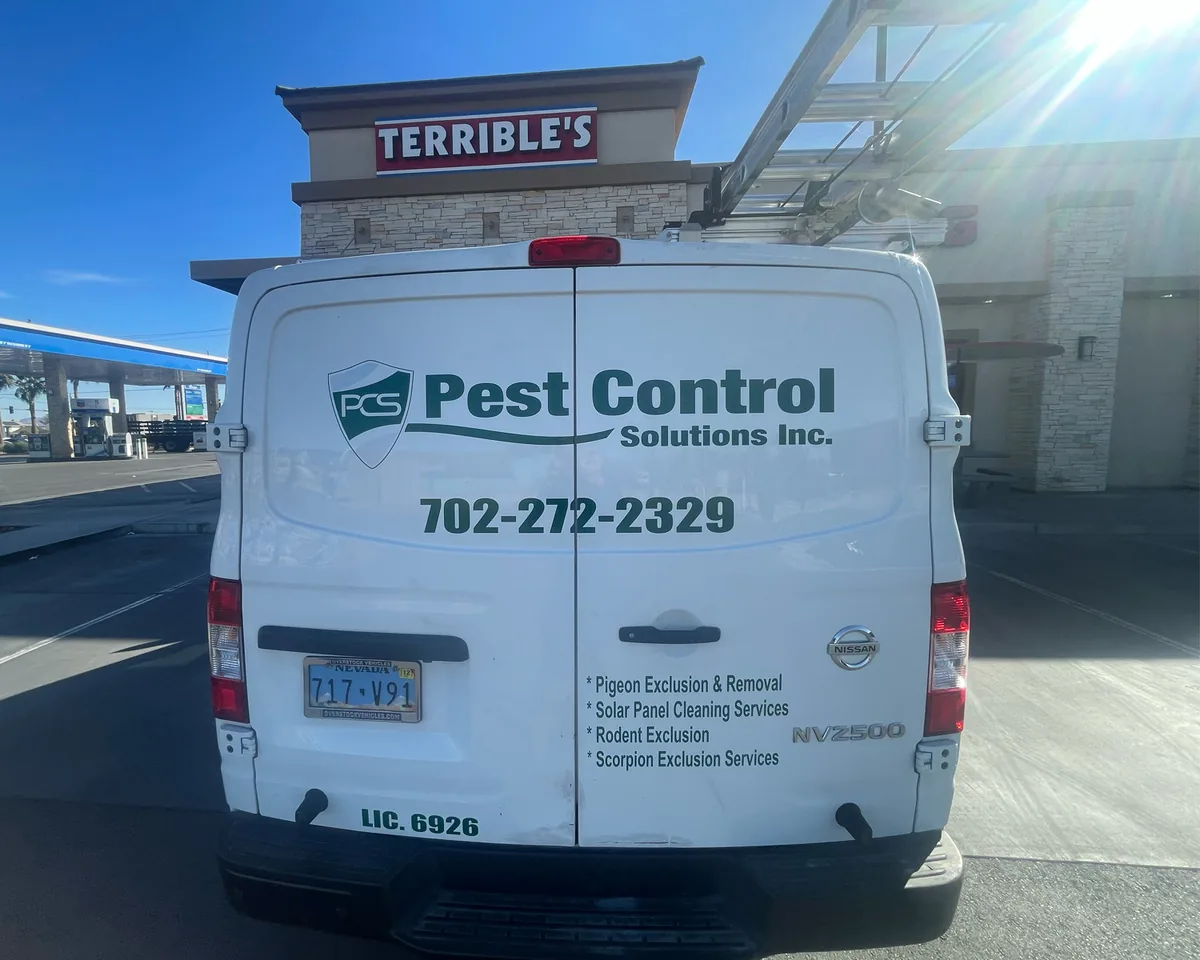 Pest Control Solutions service van